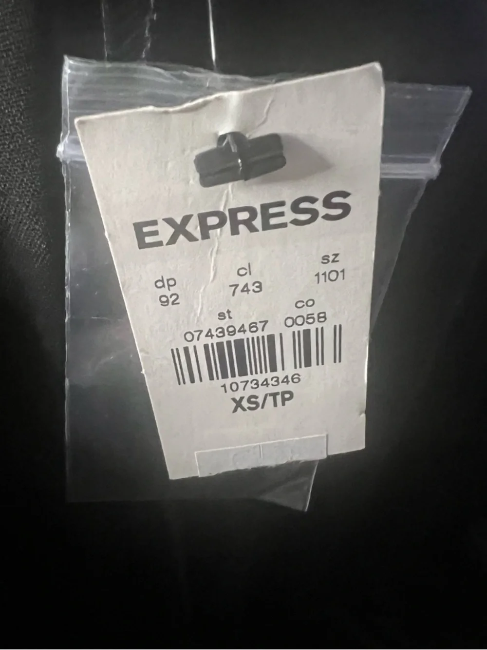 EXPRESS 🔥 High Waist Wide Leg Track Pants Black with Red Side Stripes - Picture 8 of 10